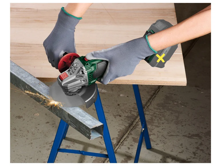 PARKSIDE® Meuleuse d'angle sans fil PWSA 20-Li F4. 20 V