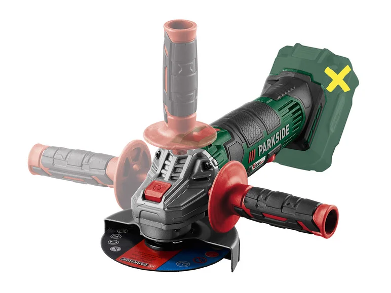 PARKSIDE® Meuleuse d'angle sans fil PWSA 20-Li F4. 20 V