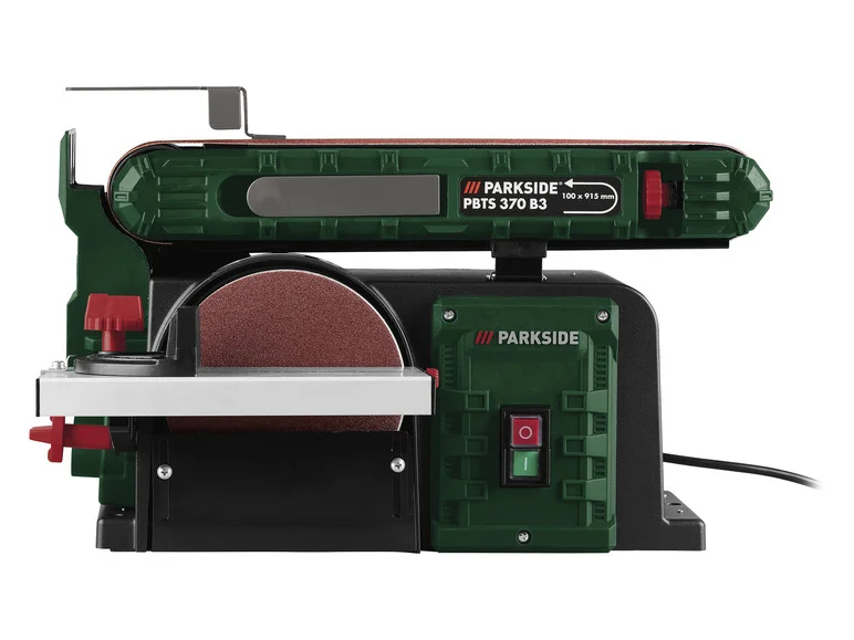 PARKSIDE® Ponceuse à bande et à disque PBTS 370 B3. 370 W