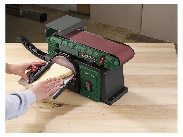 PARKSIDE® Ponceuse à bande et à disque PBTS 370 B3. 370 W