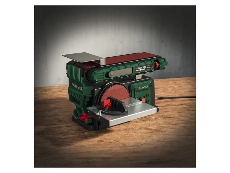 PARKSIDE Ponceuse à bande et à disque PBTS 370 B3. 370 W