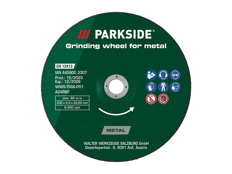 PARKSIDE® Kit de disques à tronçonner ou ébavurer ou Disque à tronçonner diamanté. Ø 230 mm