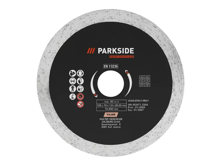 PARKSIDE PERFORMANCE® Disques à tronçonner ou disques à ébarber 125 mm