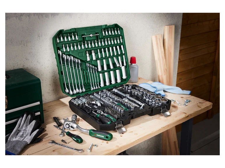 PARKSIDE® Set de douilles. 216 pièces