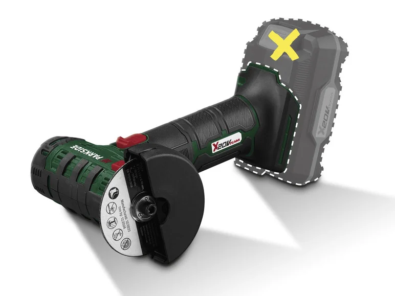 PARKSIDE Meuleuse d'angle sans fil PWSAM 20-Li A1. 20 V