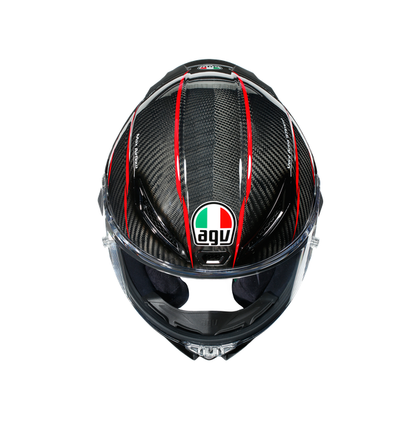 PISTA GP RR ECE DOT MULTI - PERFORMANCE CARBON/RED