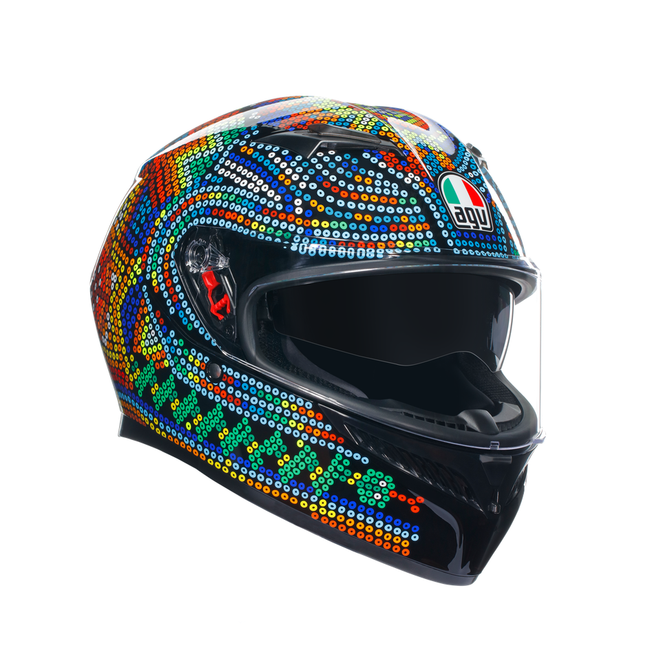 K3 ROSSI WINTER TEST 2018 - MOTORBIKE FULL FACE HELMET E2206