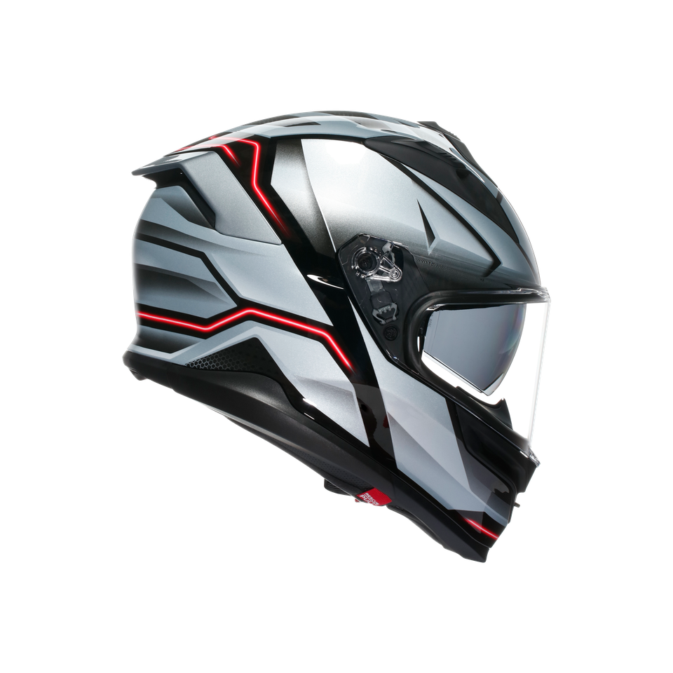 K7 AGV E2206 MPLK - JAEGER BLACK/SILVER