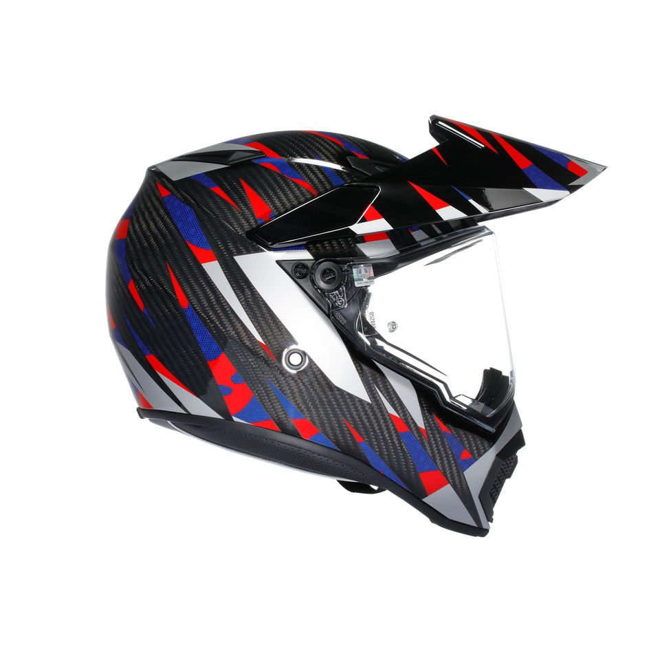 AX9 AGV E2206 MPLK - STEPPA CARBON/RED/BLUE