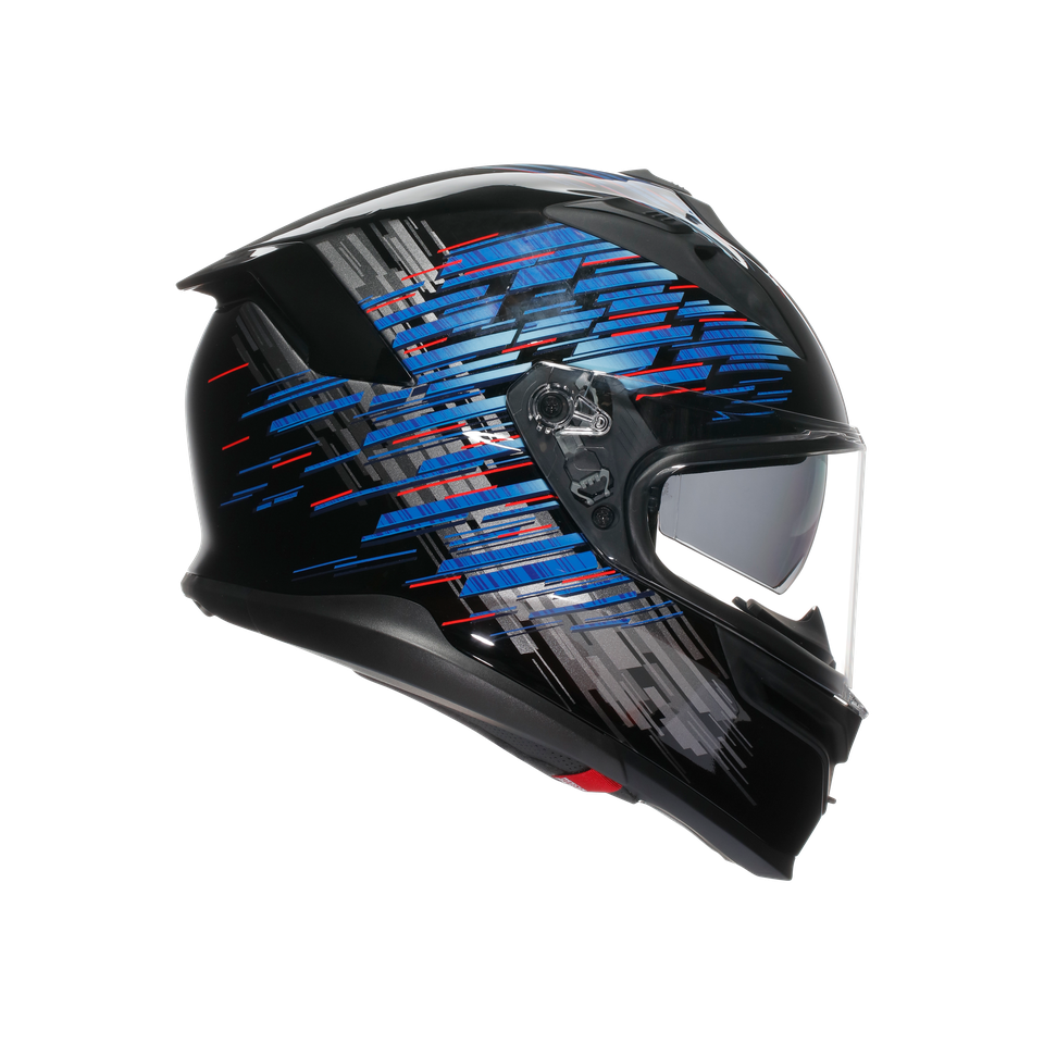 K7 AGV E2206 MPLK - GENISYS MATT BLACK/BLUE/GREY