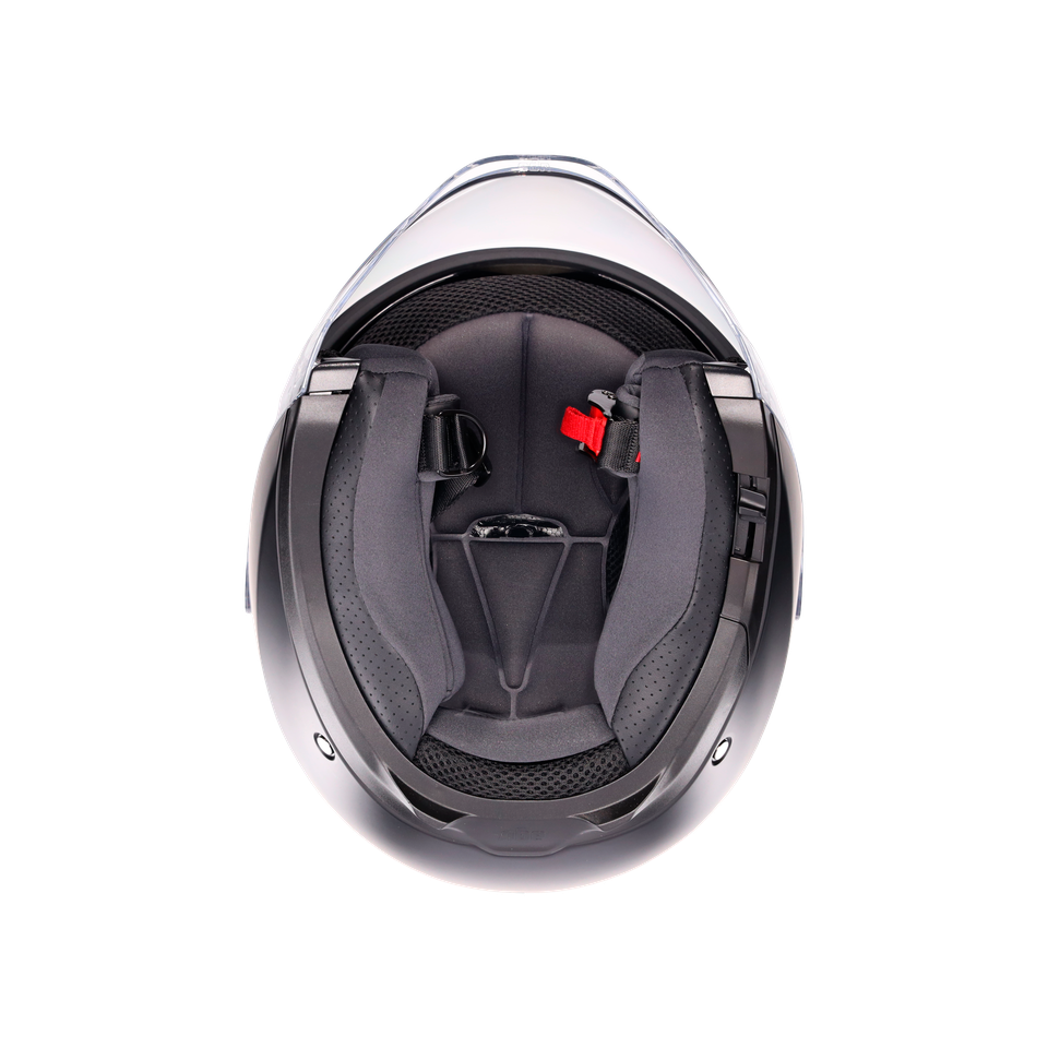 IRIDES MONO MATT BLACK - MOTORBIKE OPEN FACE HELMET E2206