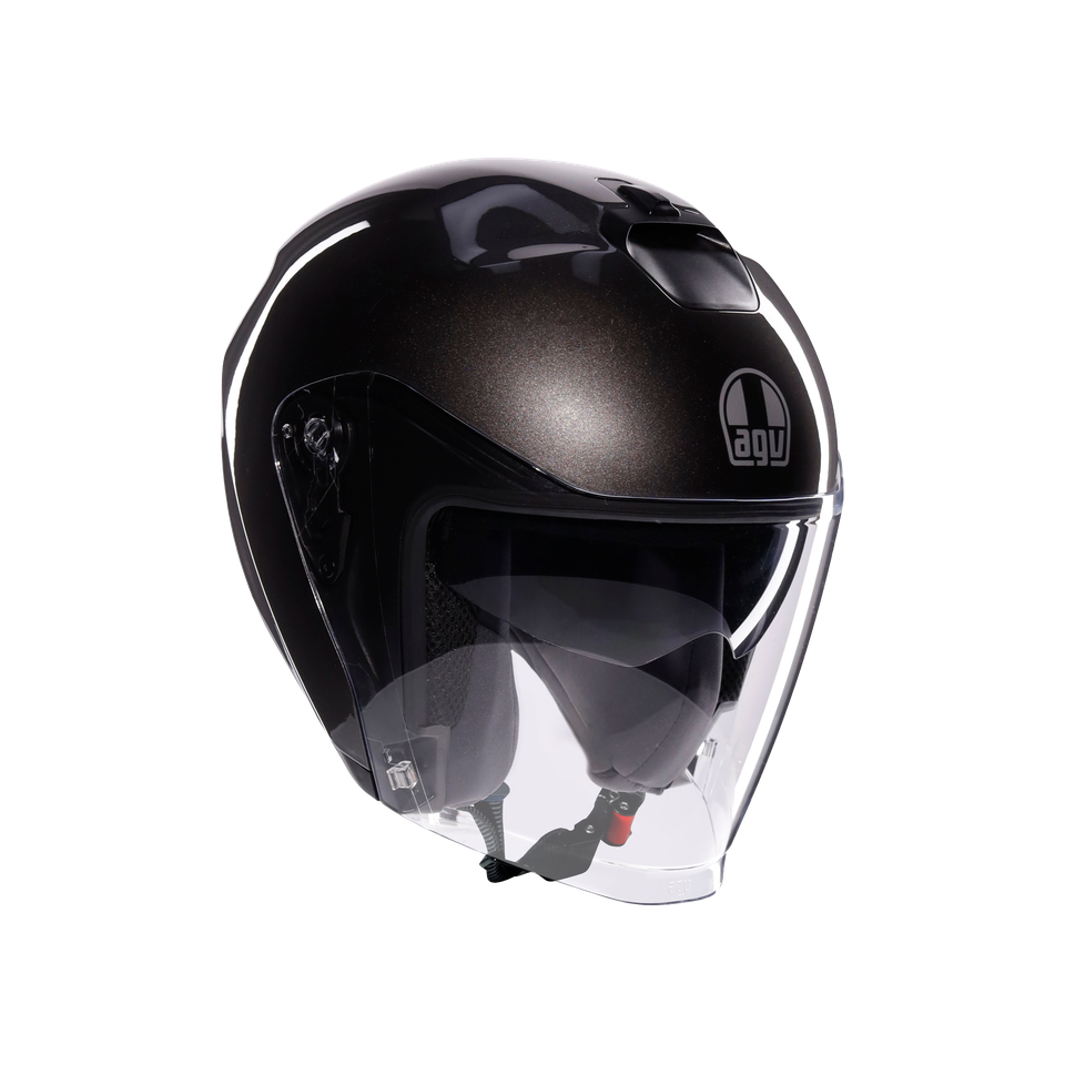 IRIDES MONO ASFALTO GREY - MOTORBIKE OPEN FACE HELMET E2206