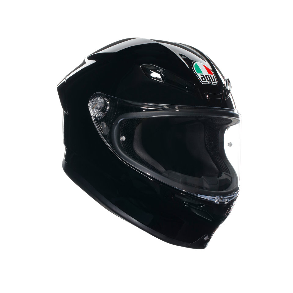 K6 S BLACK - MOTORBIKE FULL FACE HELMET E2206