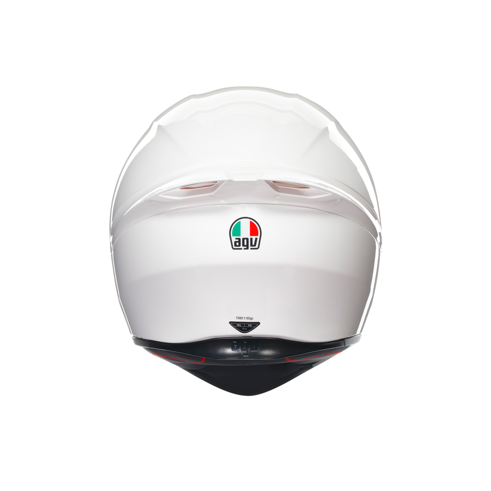 K1 S WHITE - MOTORBIKE FULL FACE HELMET E2206