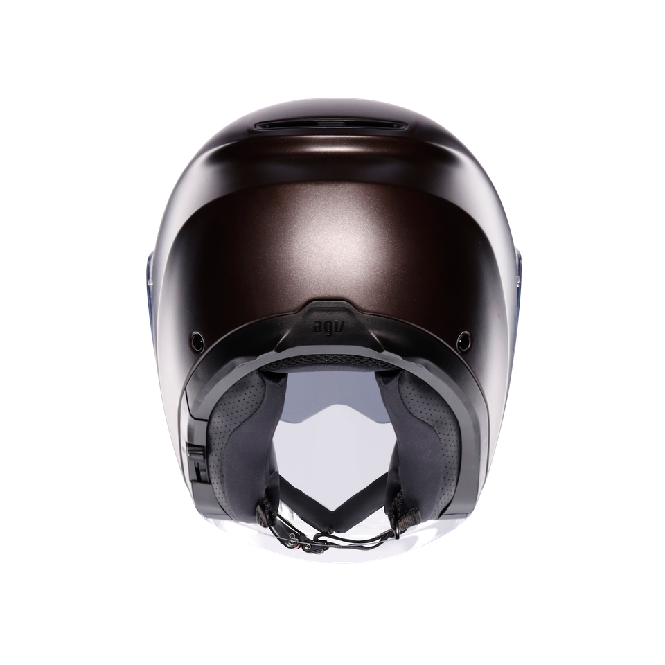 IRIDES MONO MATT PREGIATO BRONZE - MOTORBIKE OPEN FACE HELMET E2206