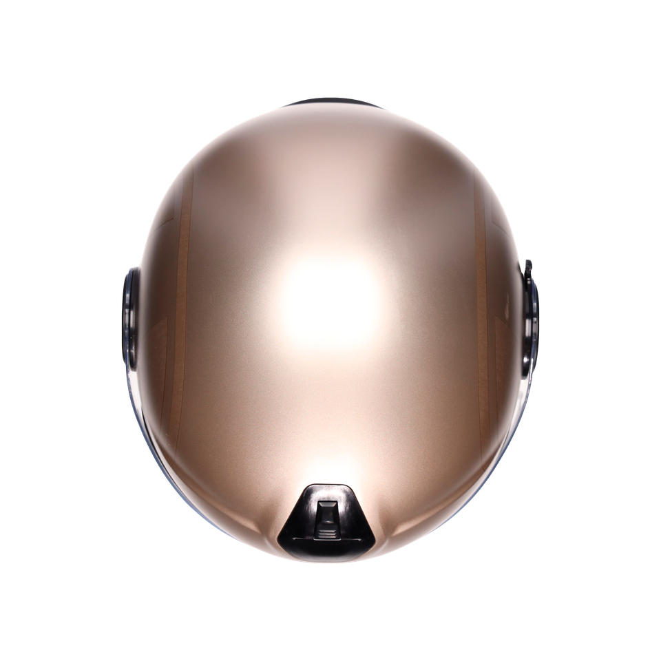 ETERES SIROLO MATT WHITE/GOLD - MOTORBIKE OPEN FACE HELMET E2206