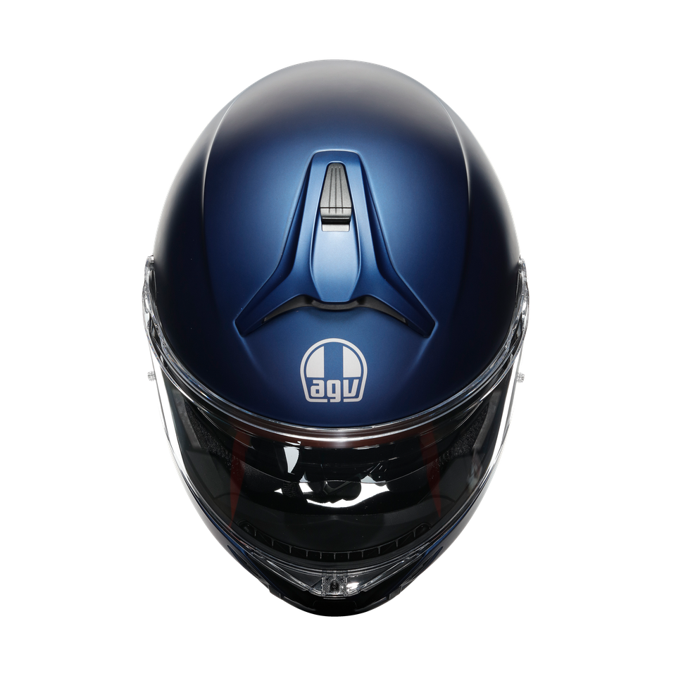 TOURMODULAR GALASSIA BLUE MATT - MOTORBIKE FLIP UP HELMET E2206