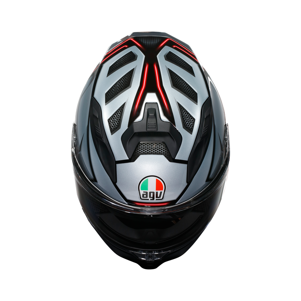 K7 AGV E2206 MPLK - JAEGER BLACK/SILVER