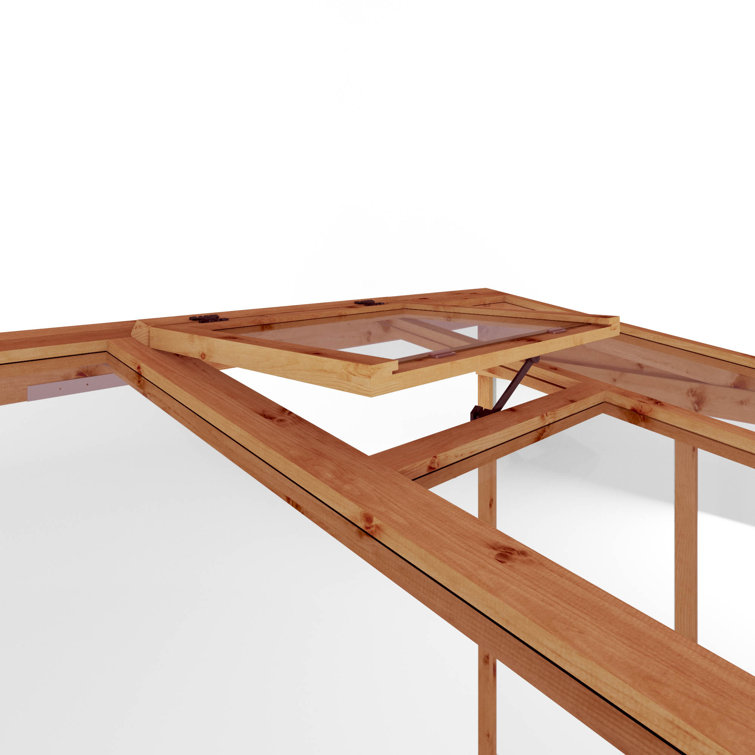 Mercia 8 x 4ft Premium Lean Too Greenhouse