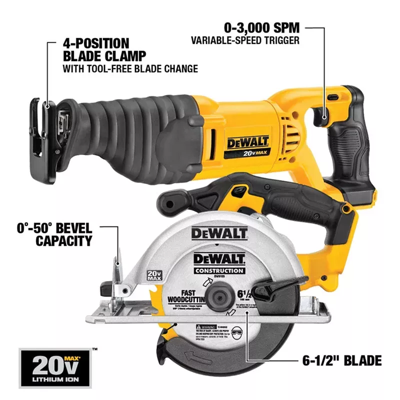 🔥 DEWALT 18V Li-Ion Cordless Combo Kit(28-TOOL)