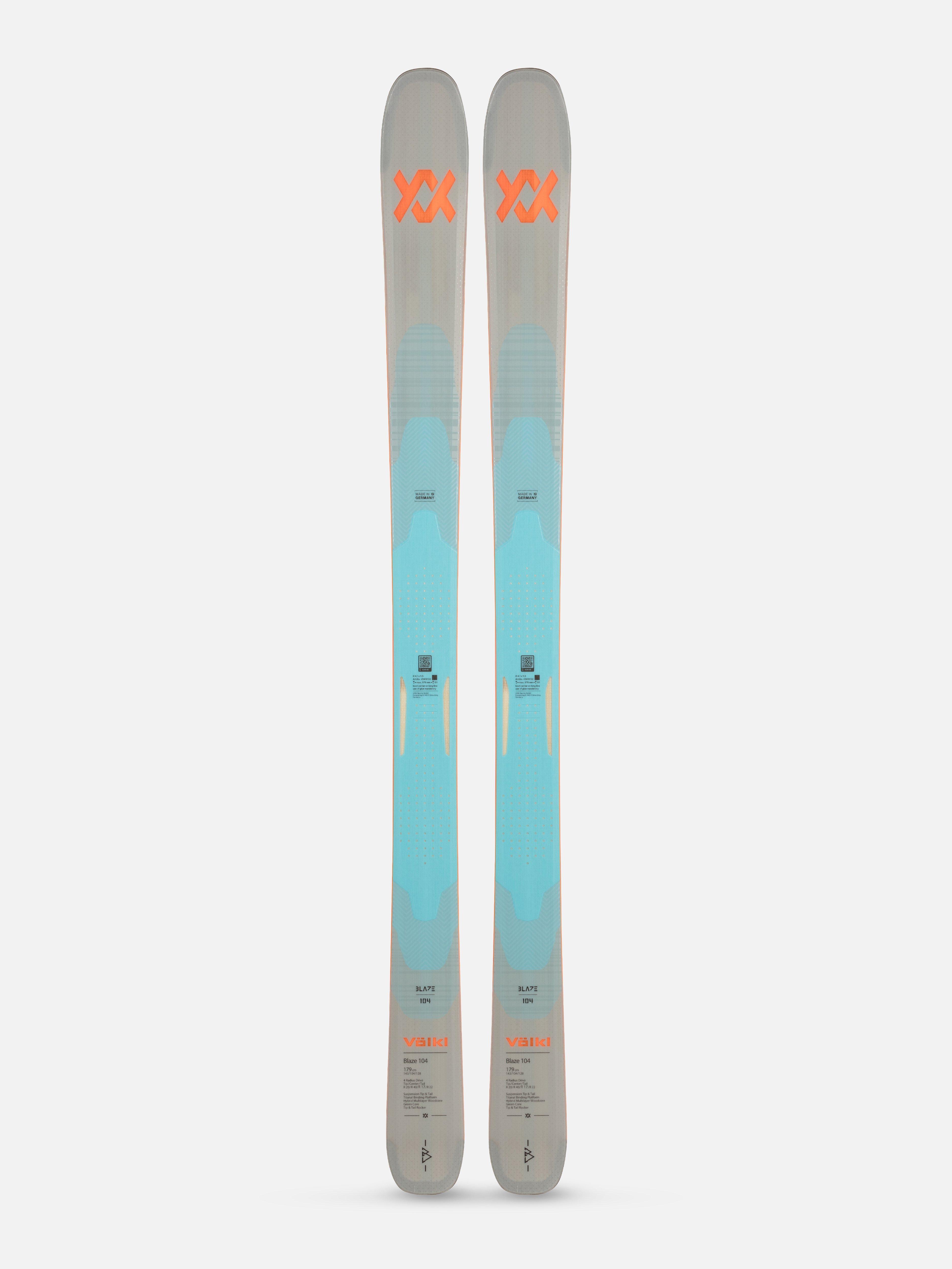 Vlkl Blaze 104 Grey/Orange Skis 2025