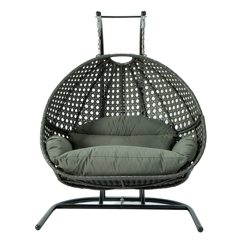 🔥2-Person Wicker Hanging Swing Chair