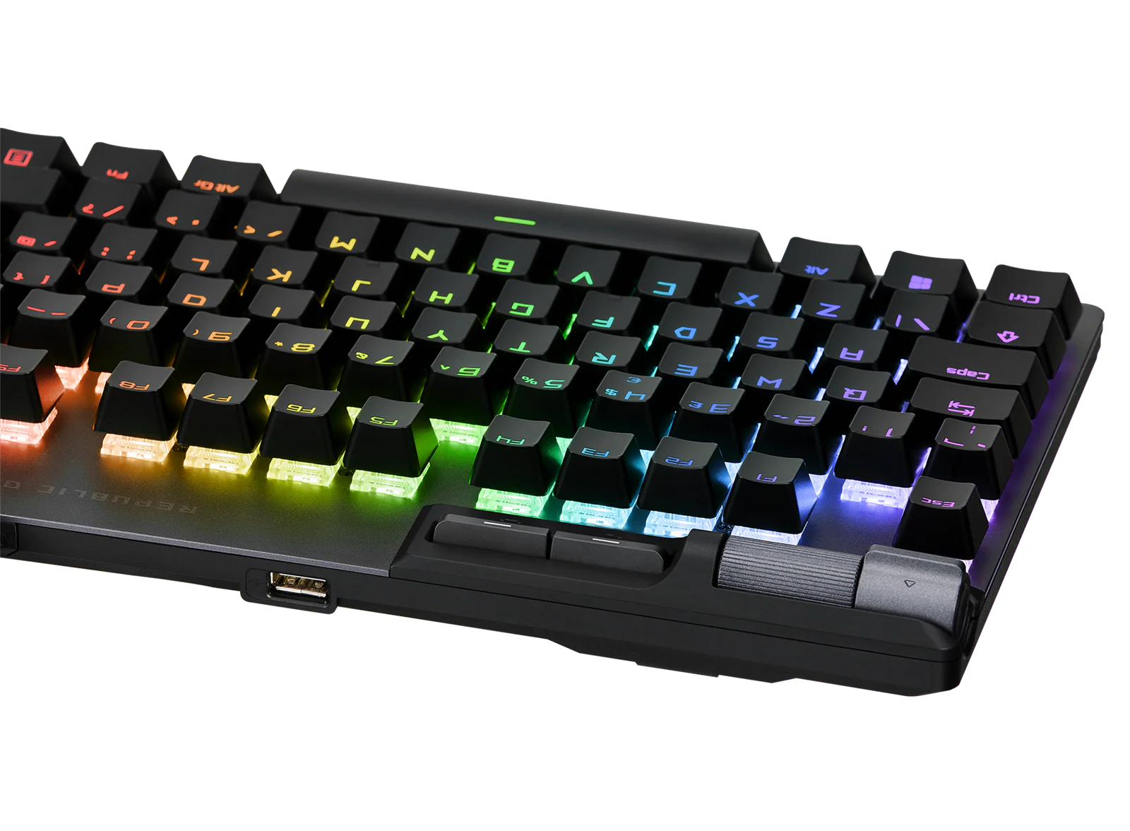 ASUS ROG Strix FLARE II ANIMATE PBT-Gaming-Tastatur (NX Red Switches)