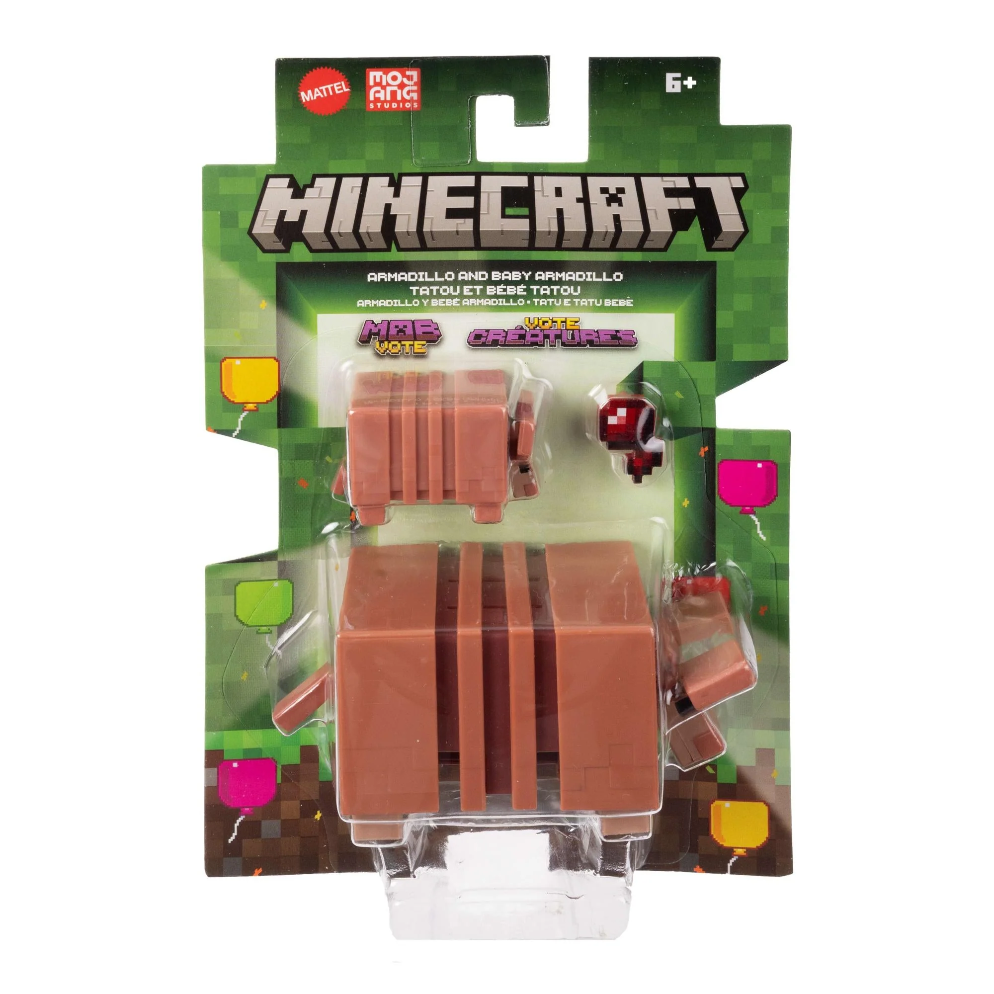 Minecraft - Armadillo & Baby Armadillo Figur
