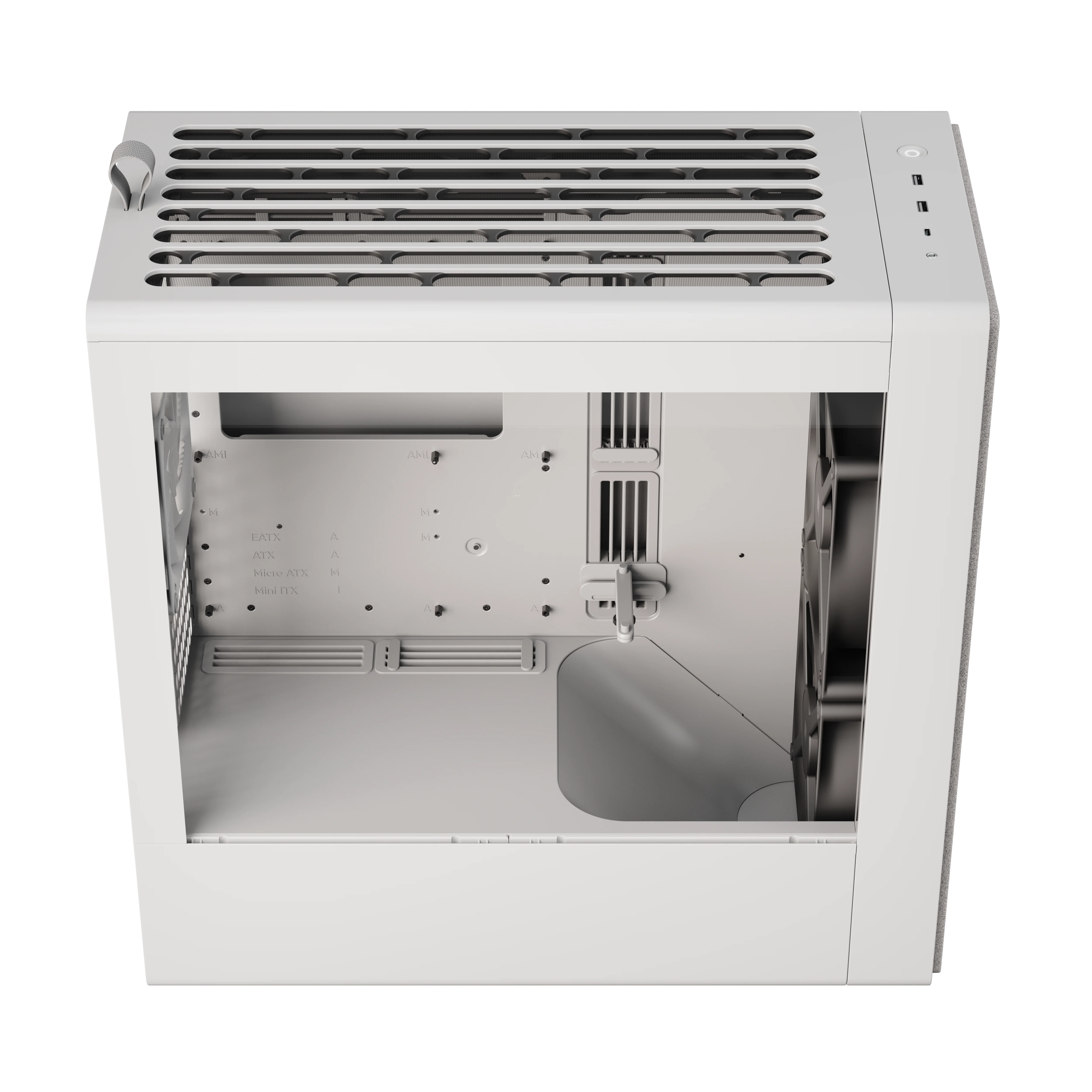 HAVN BF 360 – White Mid Tower kabinet med høj airflow og minimalistisk design