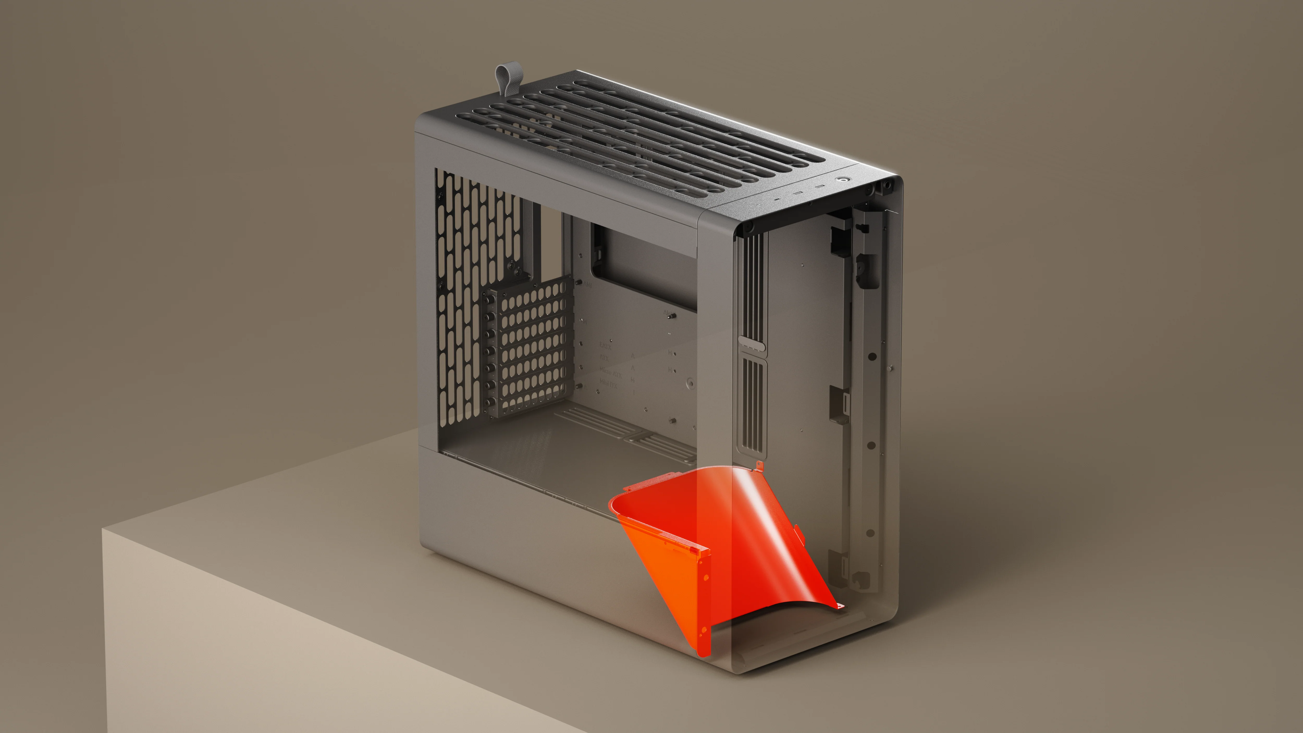 HAVN BF 360 Flow – hvid Mid Tower kabinet med præinstallerede high-performance fans