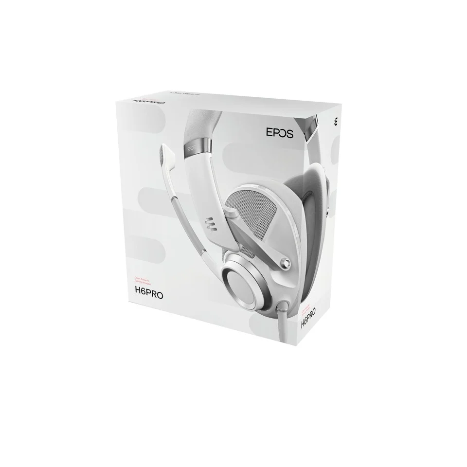 EPOS– H6 Pro Open Gaming Headset– Weiß