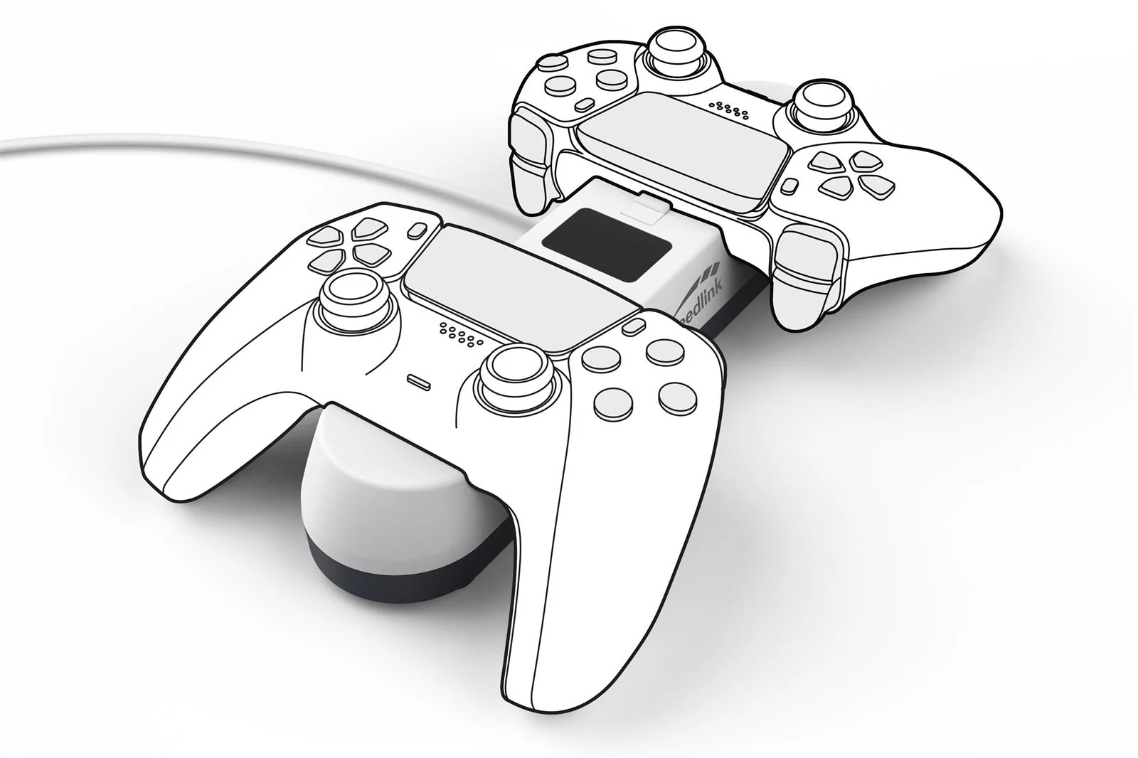 SpeedLink JAZZ USB-Ladegerät für PS5. weiß