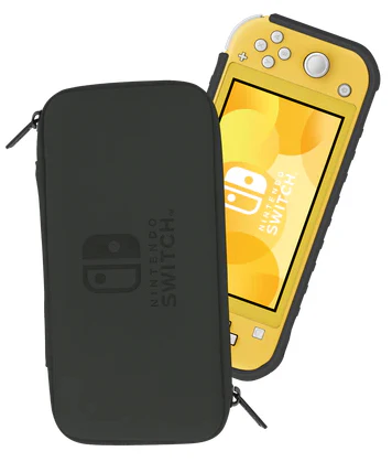 HORI Switch Lite Hybrid System Armor - Pokémon Pikachu Black & Gold