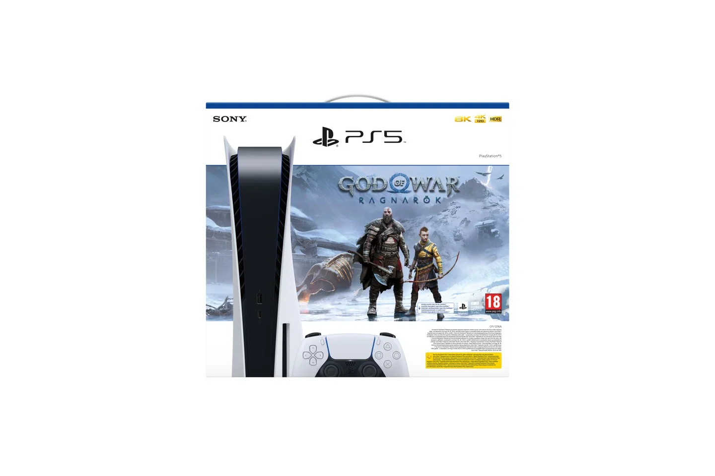PlayStation5-Konsole Standard Edition 825 GB – God of War Ragnarök-Bundle