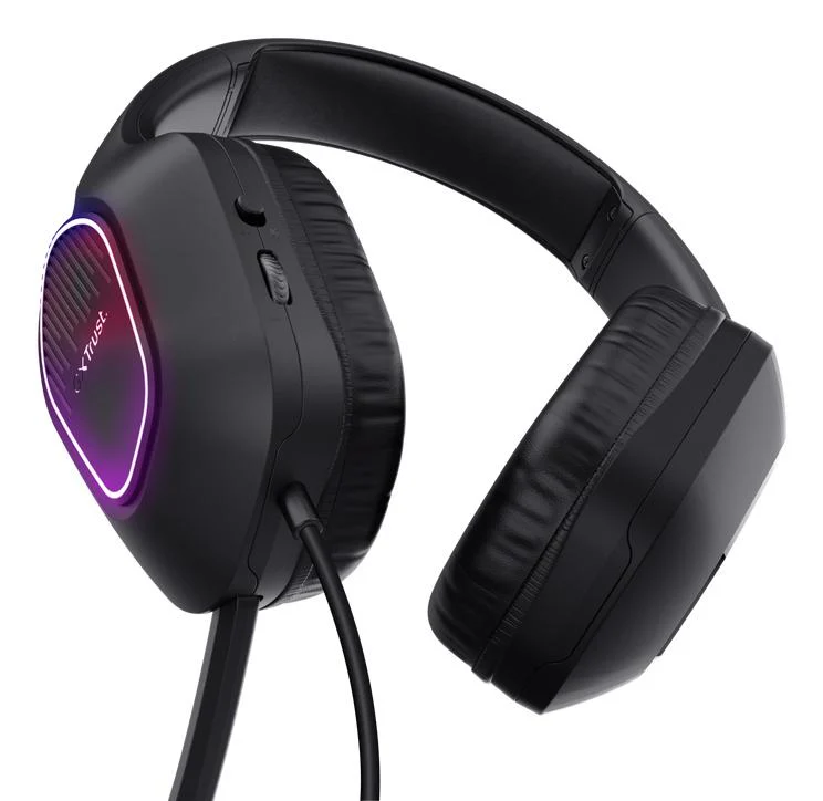 TRUST GXT416 ZIROX LED HEADSET - SORT