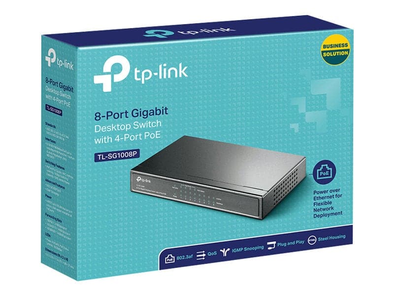 TP-Link TL-SG1008P Switch 8-Port-Gigabit-PoE