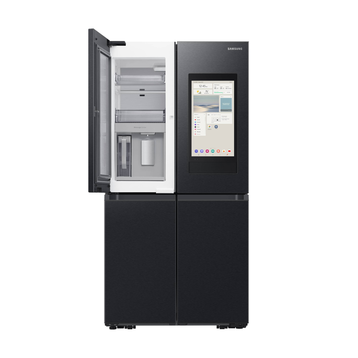 Samsung RF65DG9H0EB1 French Door Smart Refrigerator 636L with Family Hub+.AI Energy Mode.Glass Finish - Online Shop