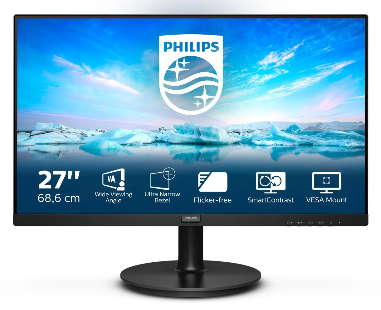 Philips V-line 271V8L 27 1920 x 1080 (Full HD) VGA (HD-15) HDMI 75Hz