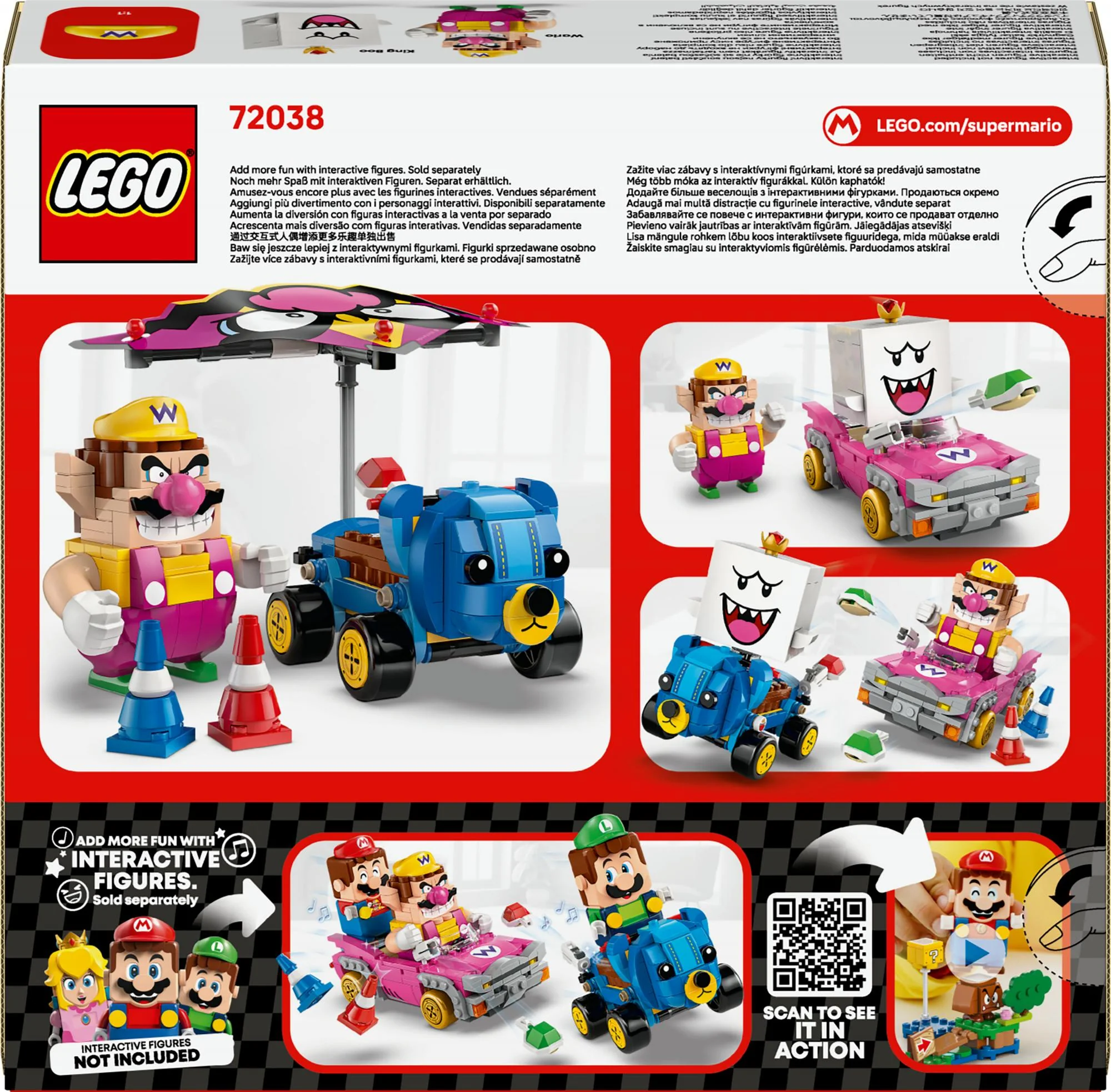 LEGO - Super Mario - Mario Kart™ – Wario & King Boo (72038)