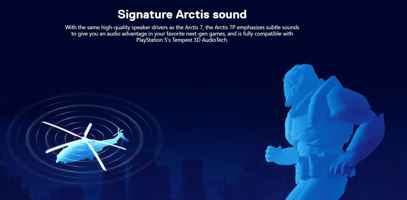 Steelseries – Arctis 7P – Kabelloses Gaming-Headset für Playstation