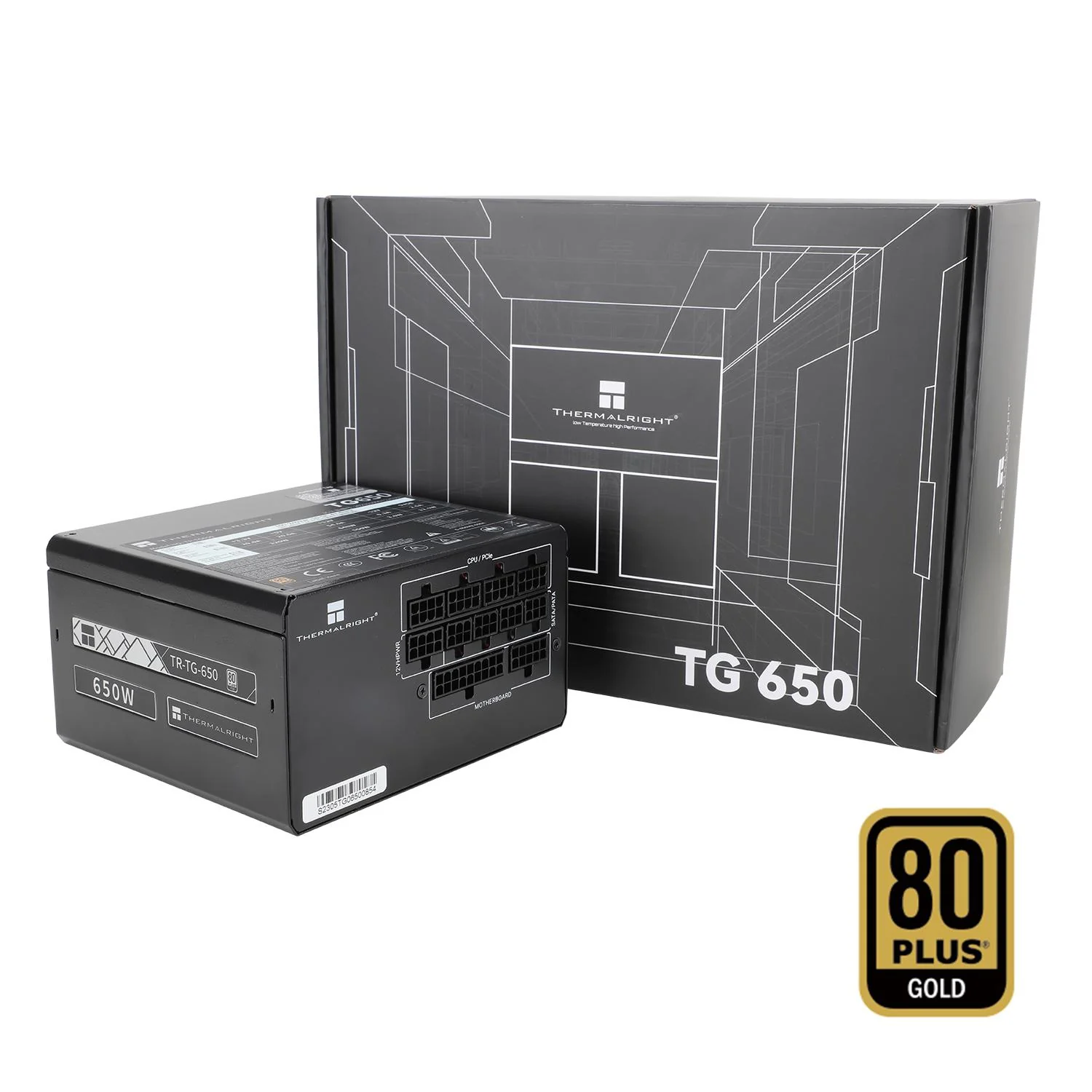 Thermalright TR-TG 650W Black - PSU. 80+ Gold