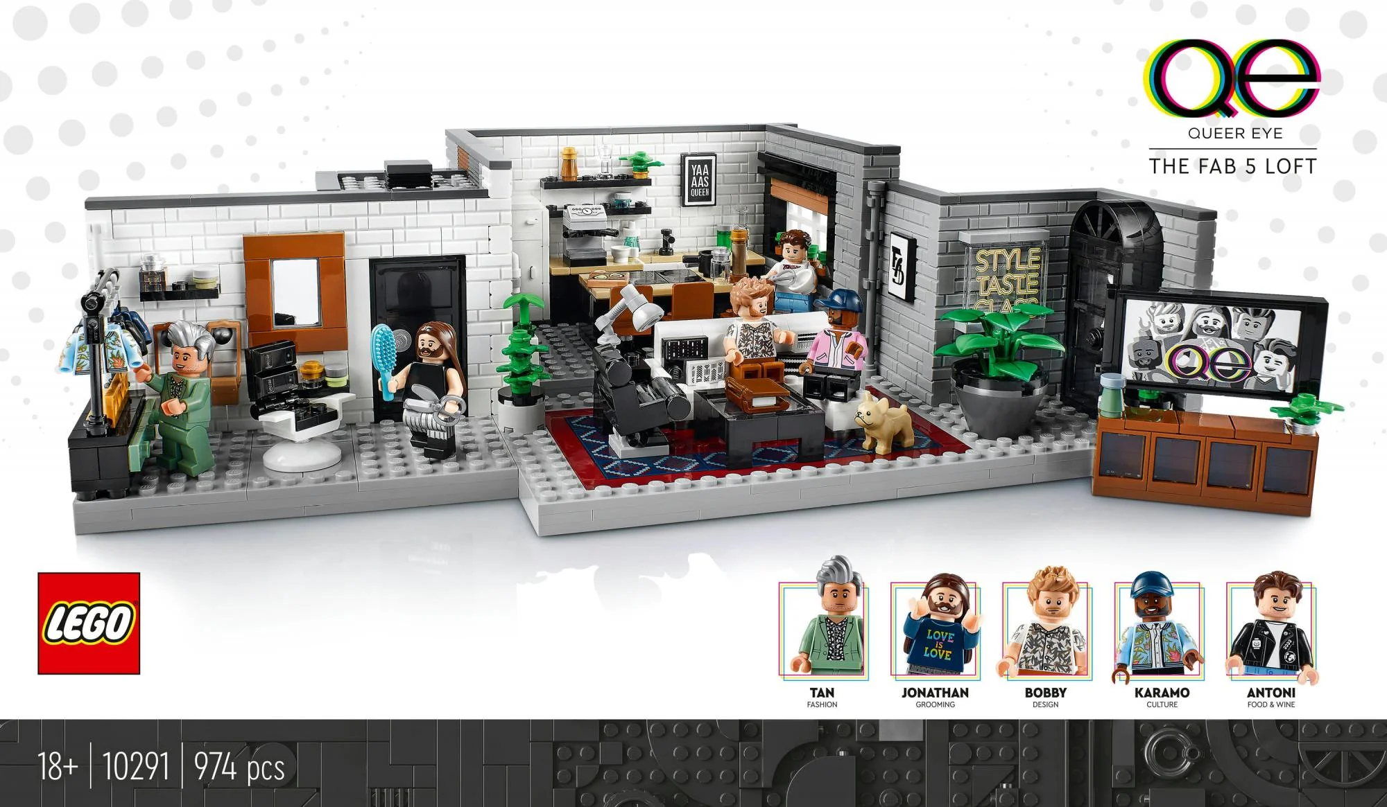 LEGO Icons – Queer Eye: The Fab 5 Loft