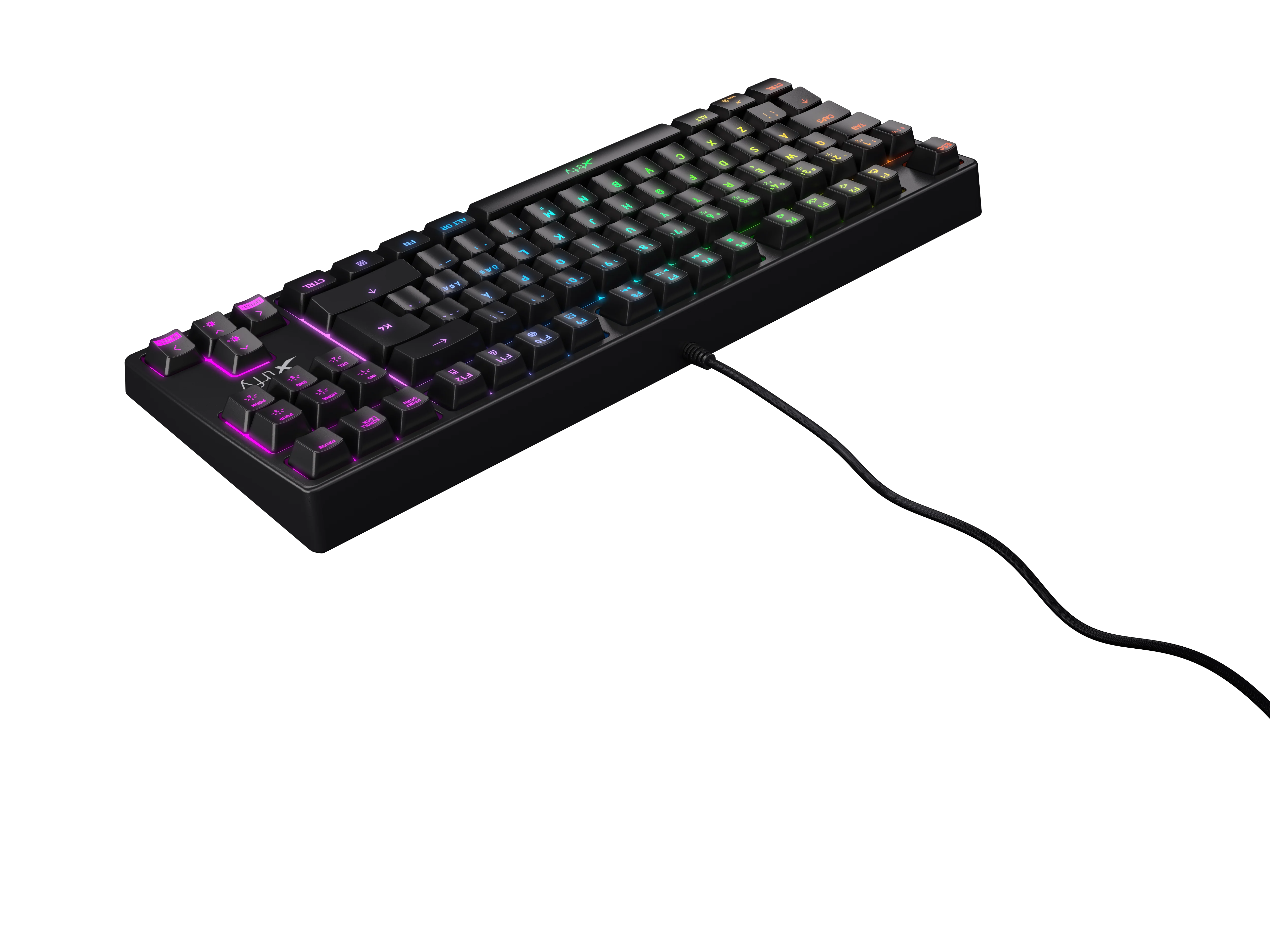 Xtrfy K4 RGB TKL SCHWARZ Mechanische Gaming-Tastatur RGB