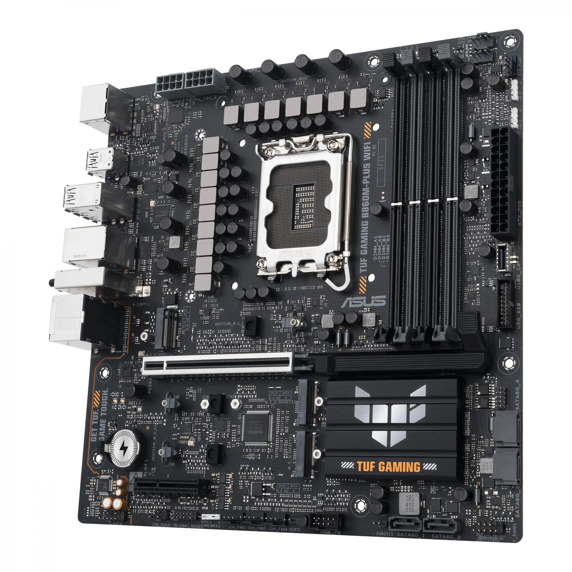 ASUS TUF GAMING B860M-PLUS WIFI (mATX. B860. LGA 1851. DDR5)