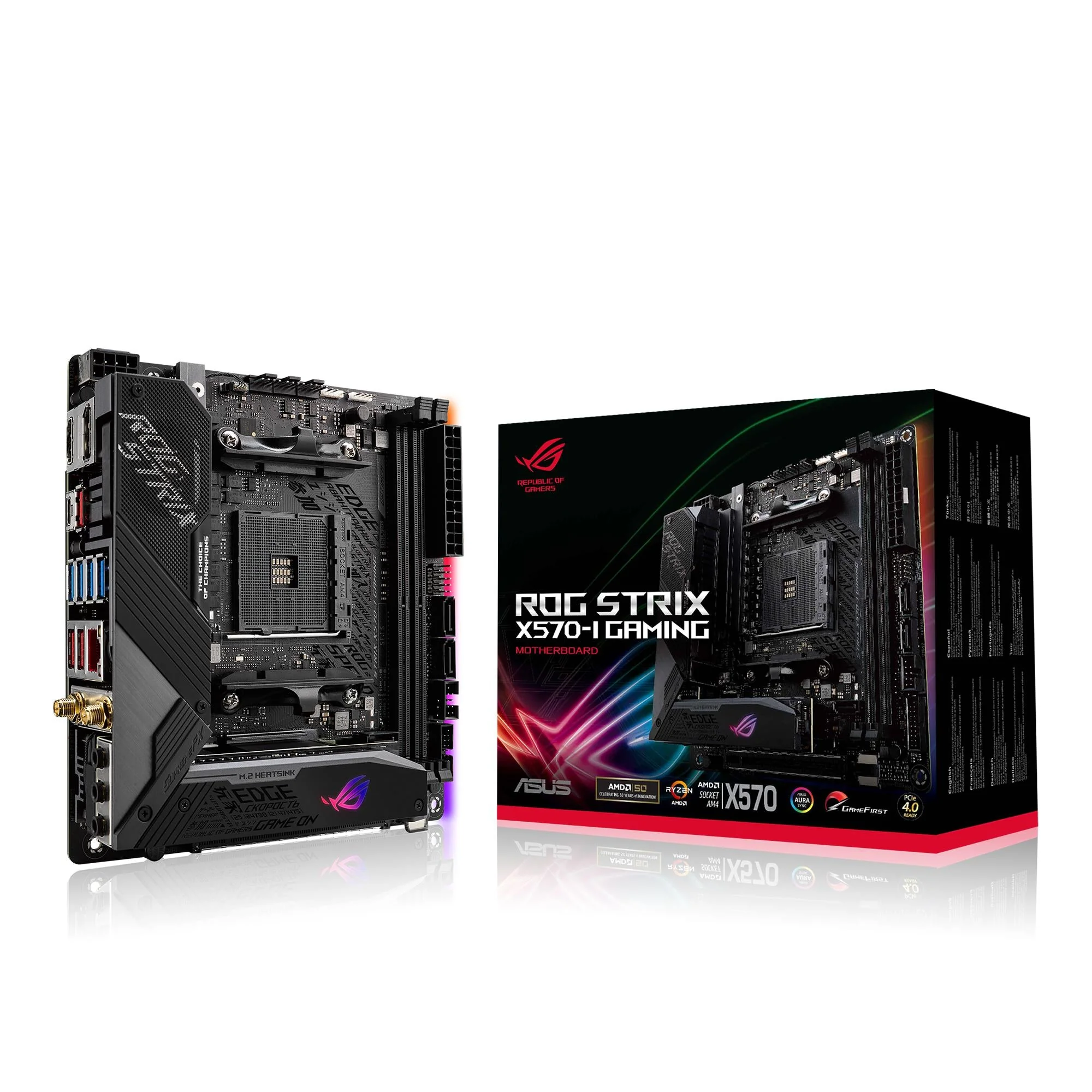 ASUS ROG STRIX X570-I GAMING (mITX. X570. AM4)