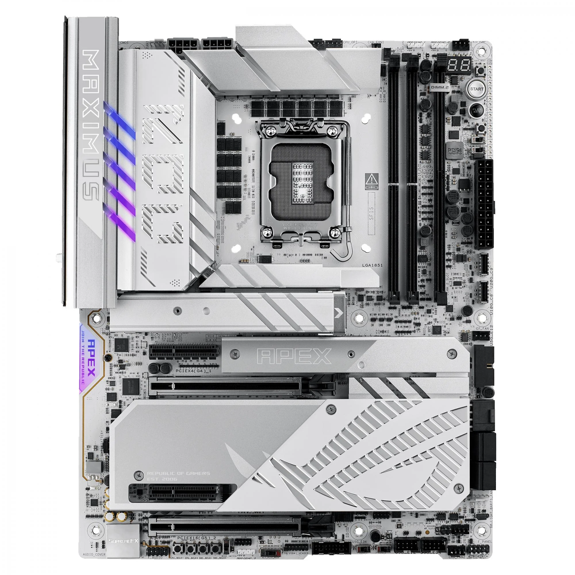 ASUS ROG MAXIMUS Z890 APEX (ATX. Z890. LGA 1851. DDR5)