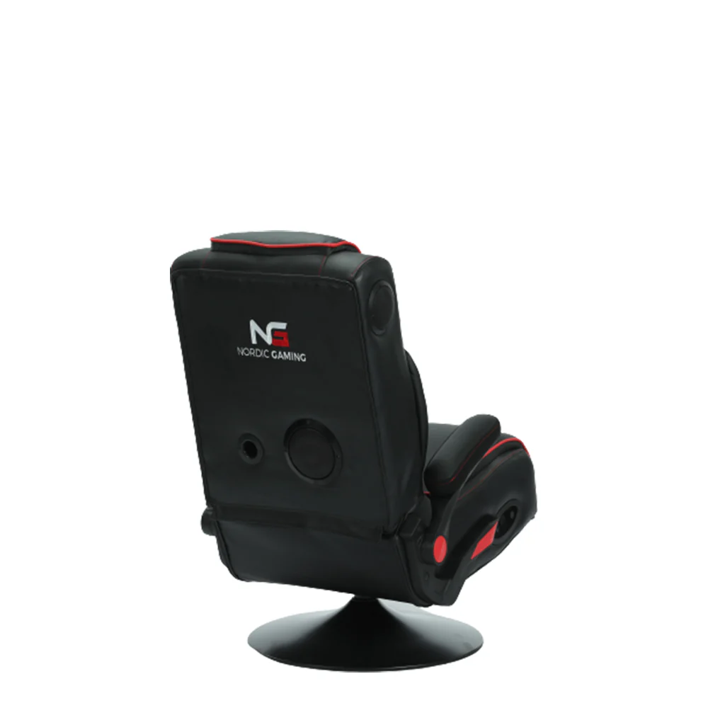 Nordic Gaming Kinostuhl Rot Schwarz – PU-Leder – Integriertes Musiksystem