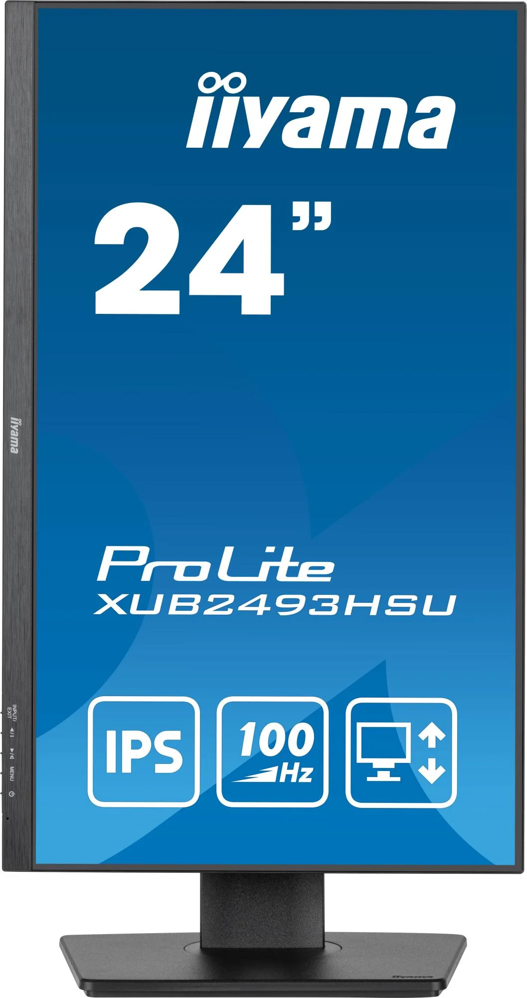 iiyama ProLite XUB2493HSU-B6 24 1920 x 1080 (Full HD) HDMI DisplayPort 100Hz Pivot Skærm