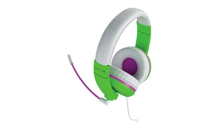 Gioteck XH-100S Kablet Stereo Headset (Pink/Grøn)