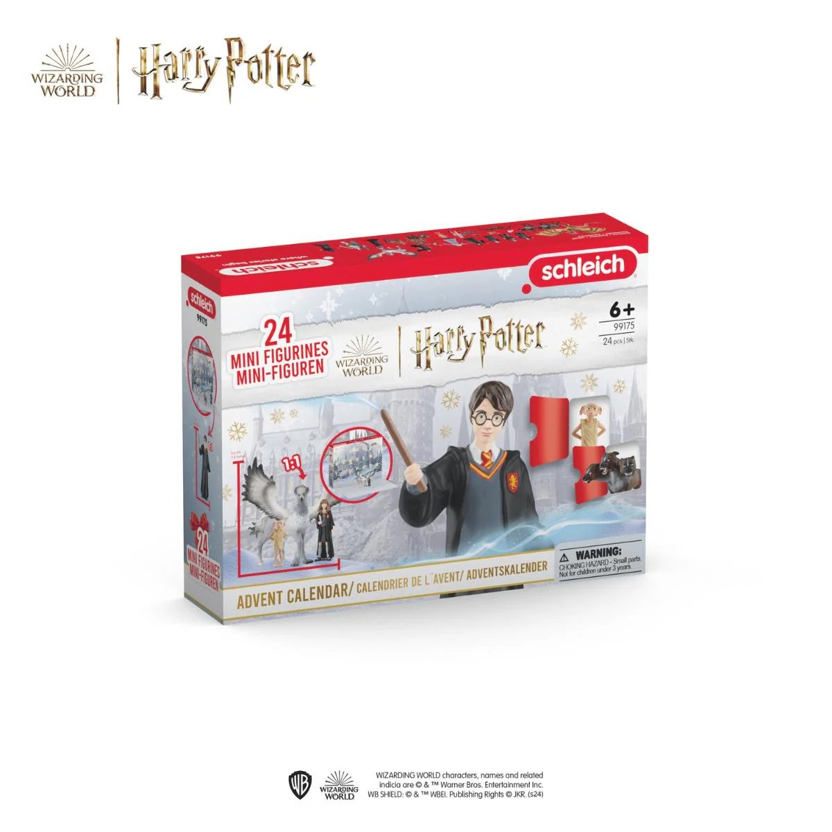 Harry Potter™ Julekalender 2025 med Mini Figur – 24 Magiske Overraskelser